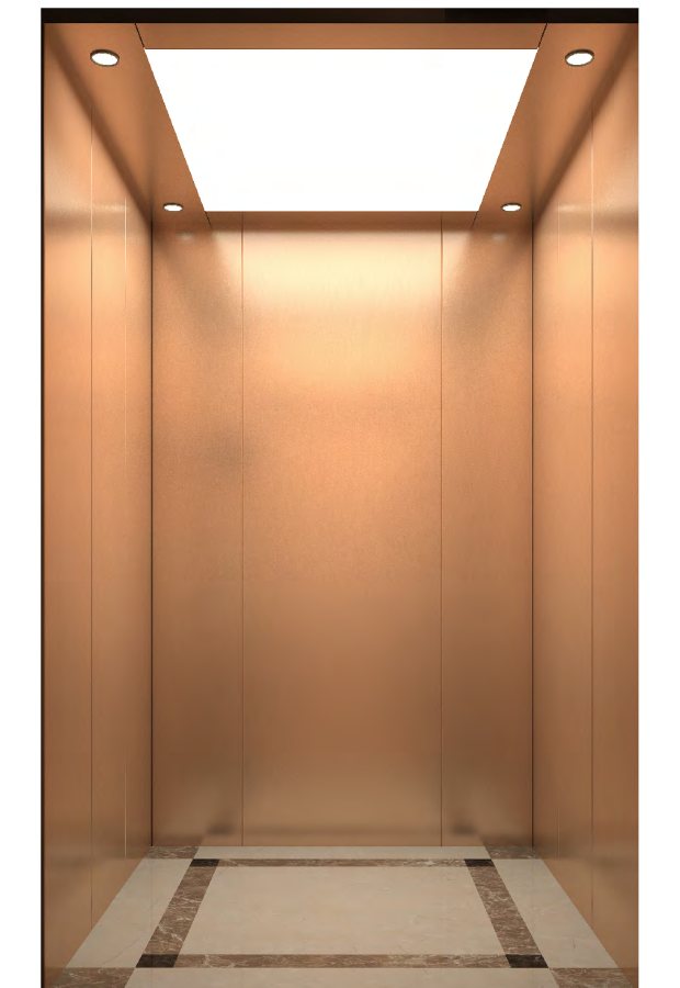 FJ-B-K32 · Rose gold elevator cabin finish